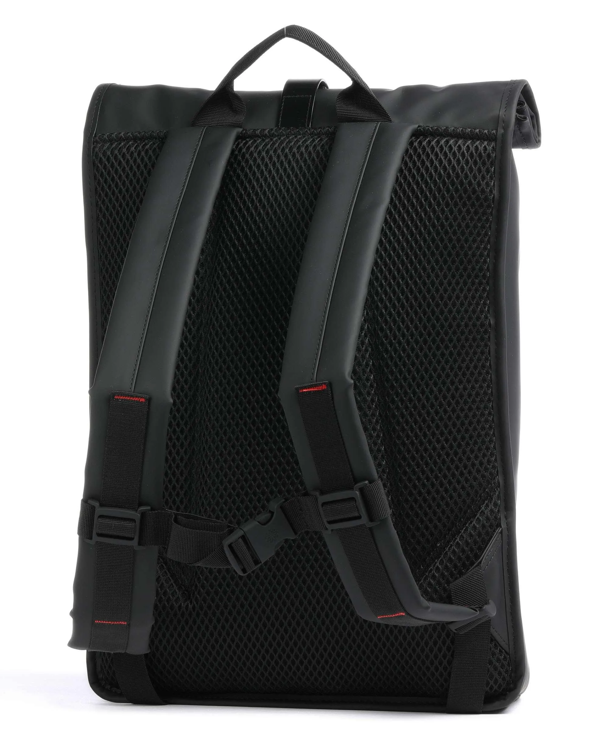  Rains Contrast Zaino roll-top poliuretano, poliestere nero  
