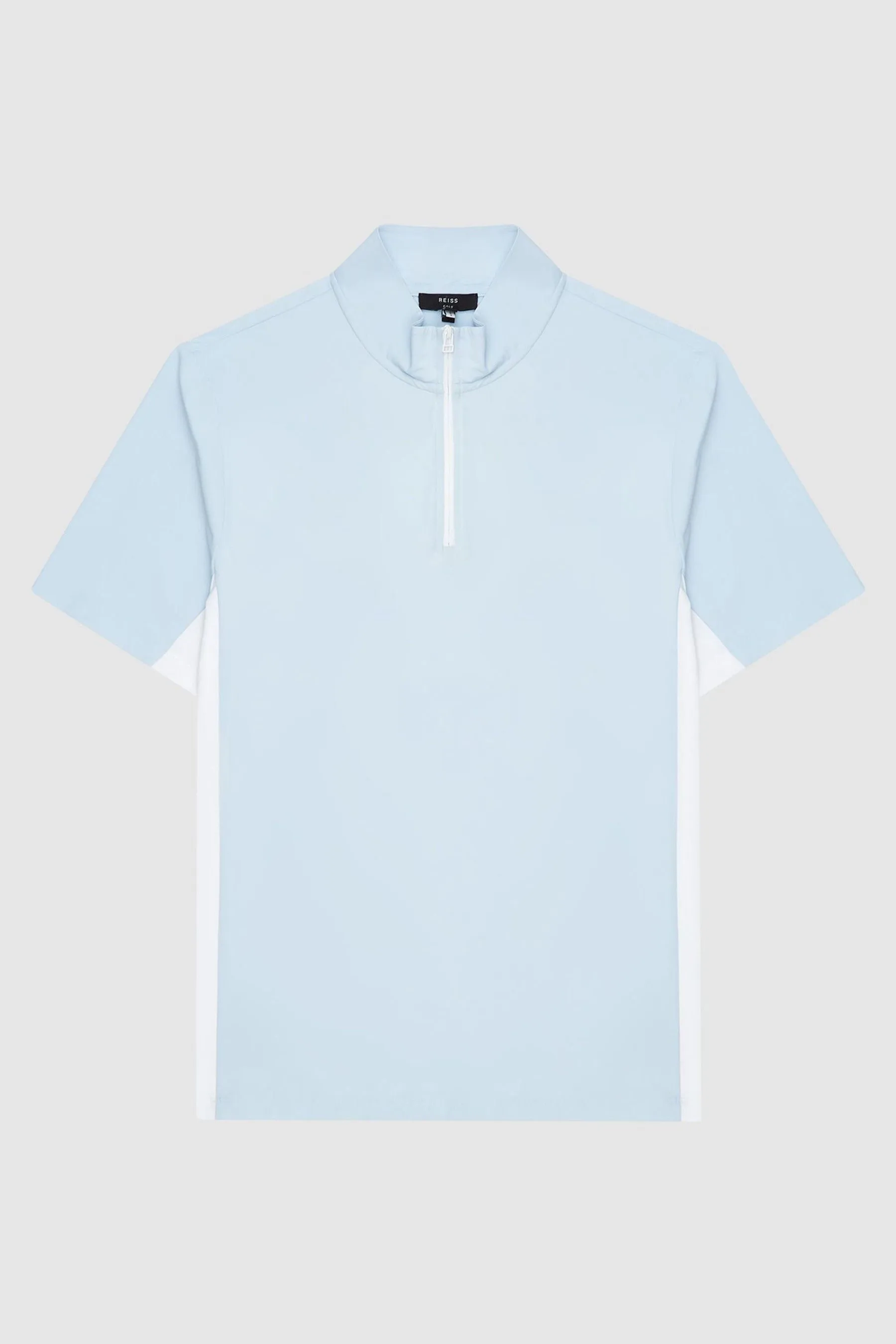 Reiss Wingfoot Imbuto Zip Neck Top    