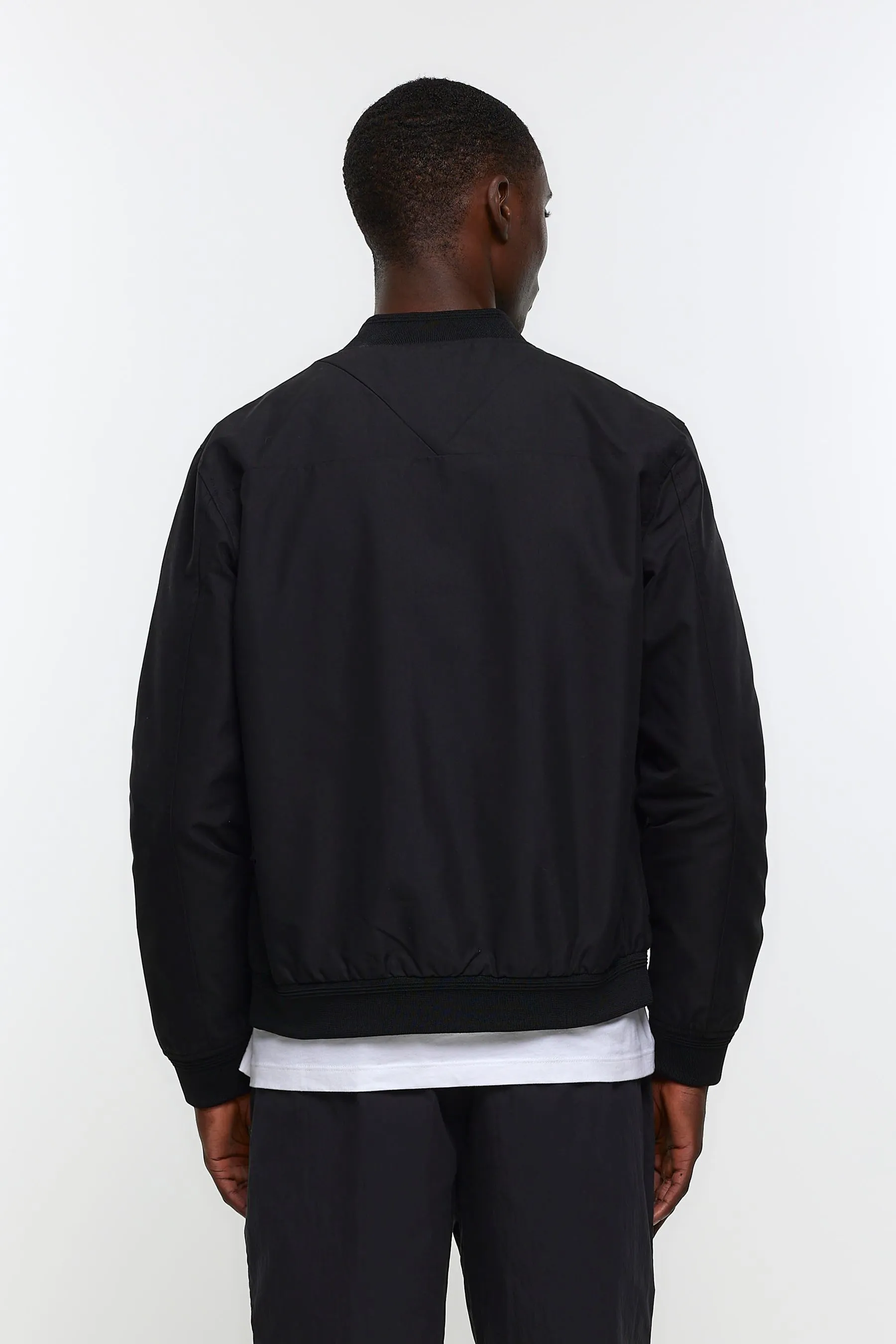 River Island regular  - Giacca bomber vestibilità attillata con zip