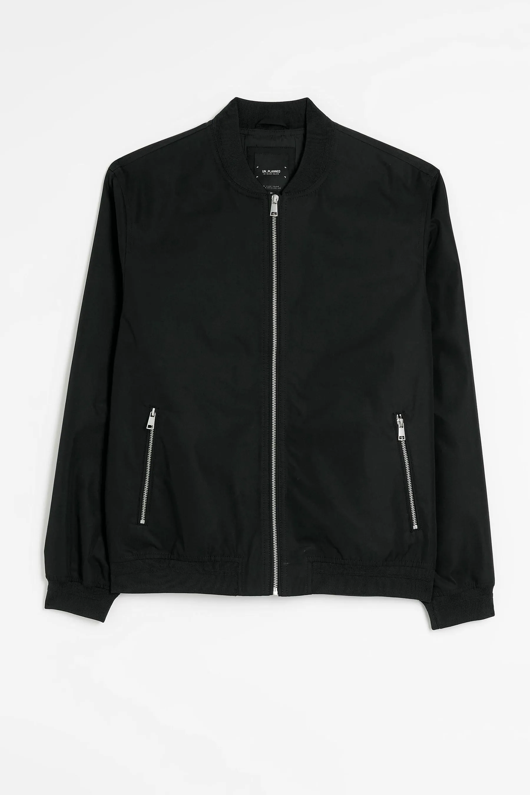 River Island regular  - Giacca bomber vestibilità attillata con zip