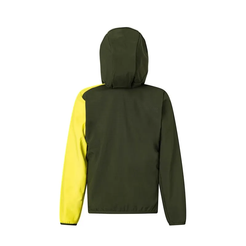 ROCK EXPERIENCE OLD CROW SOFTSHELL GIACCA BAMBINO Kombu Green - Sulphur Spring