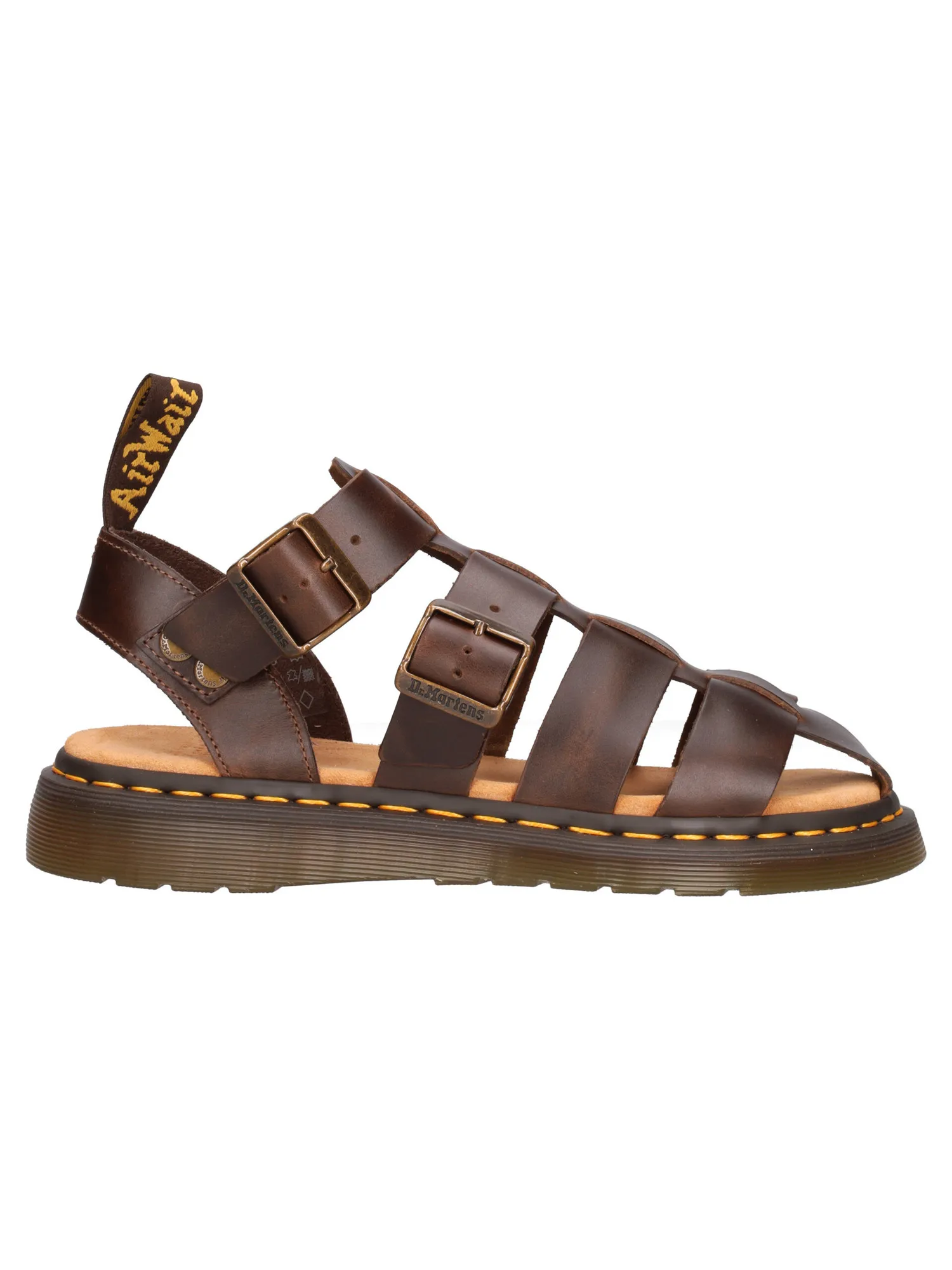 Sandalo chiuso Dr Martens Garin da uomo marrone