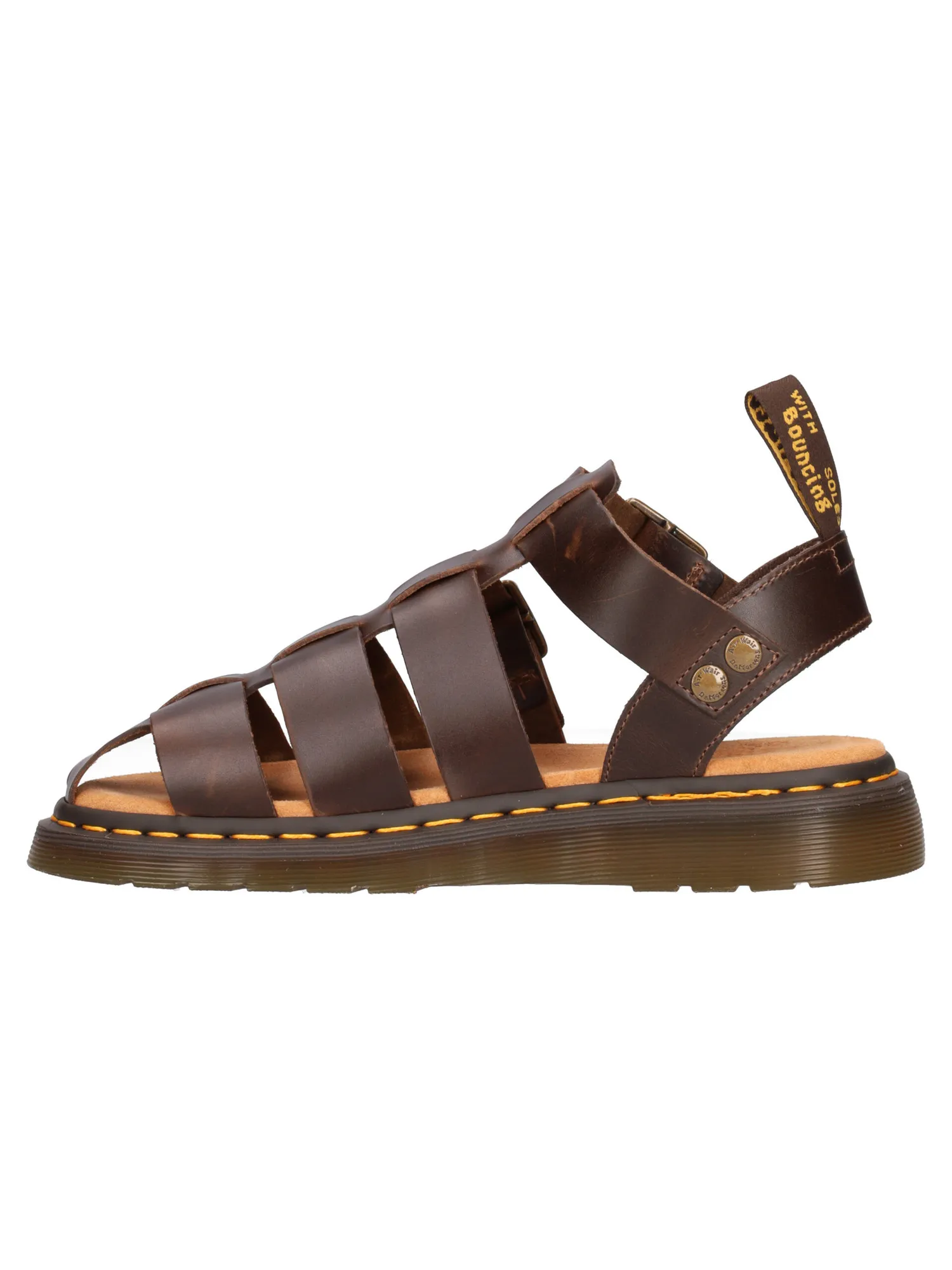 Sandalo chiuso Dr Martens Garin da uomo marrone