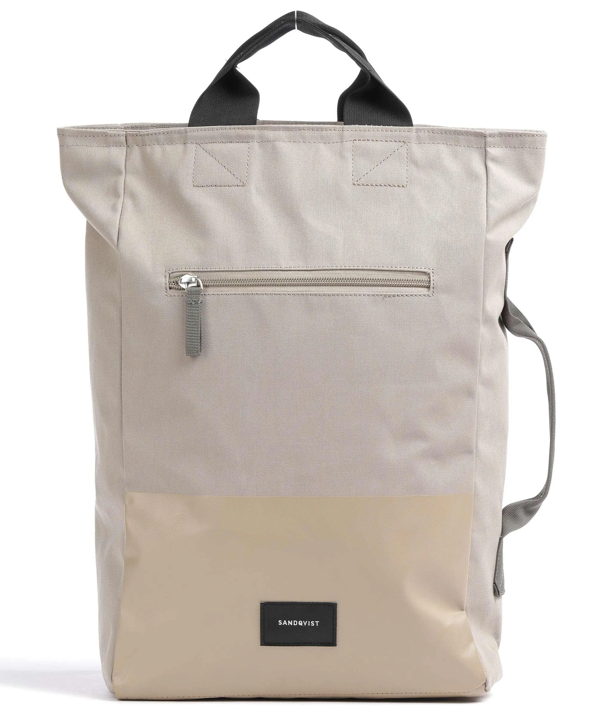  Sandqvist Ground Tony Vegan Zaino 15″ cotone biologico, poliestere riciclato beige  