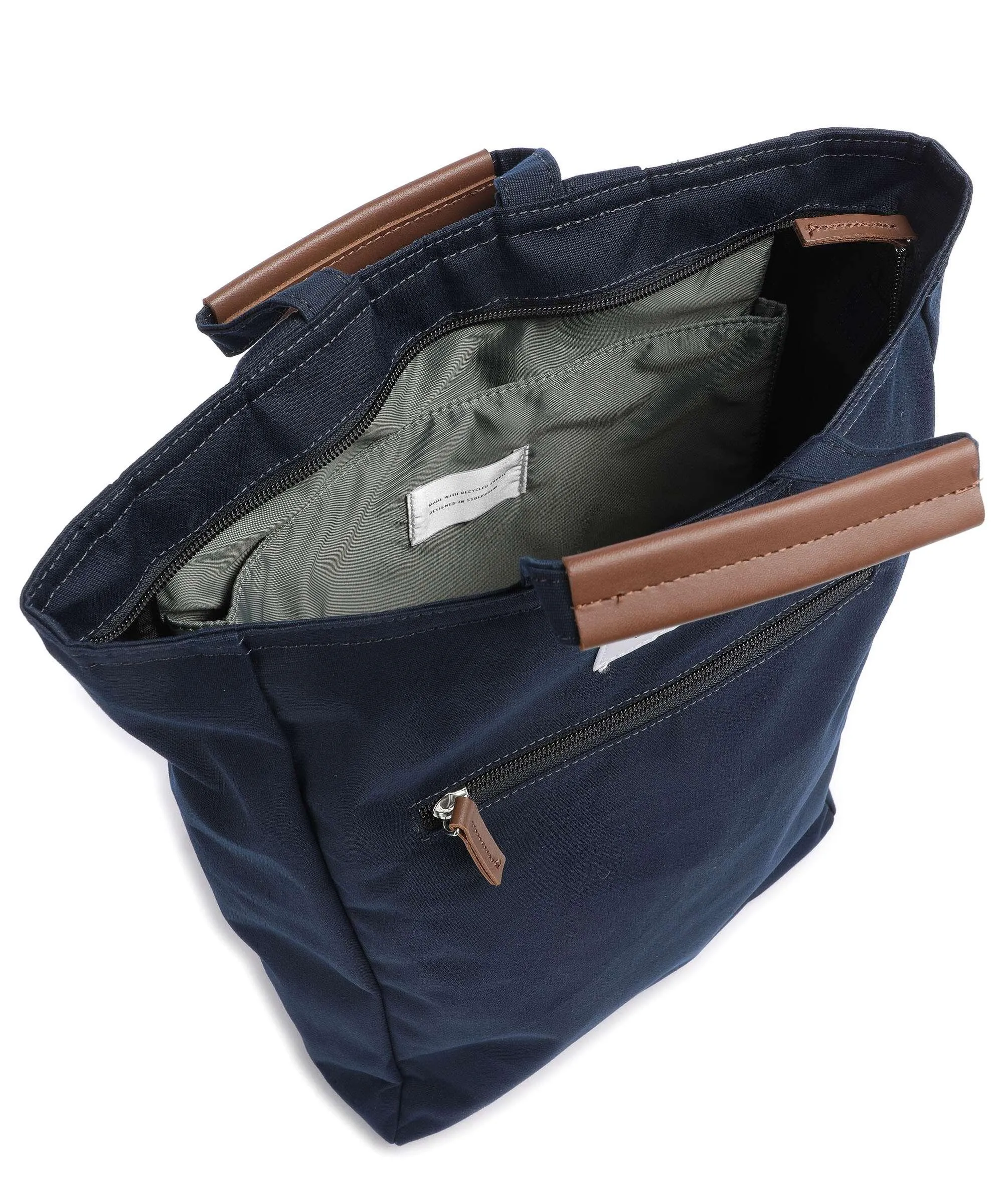  Sandqvist Ground Tony Zaino 13″ cotone biologico, poliestere riciclato navy  