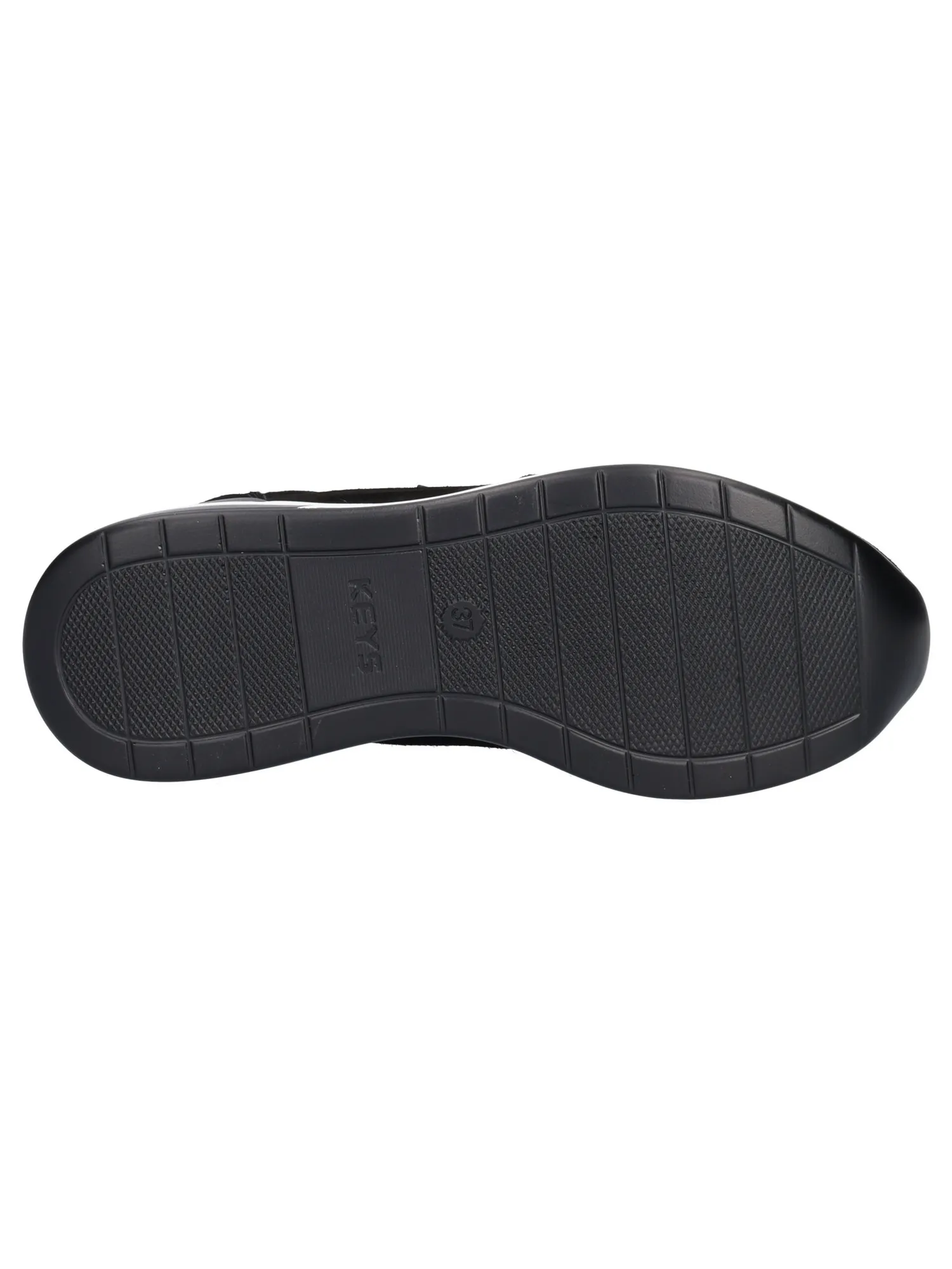 Scarpa casual con zeppa Keys da donna nera
