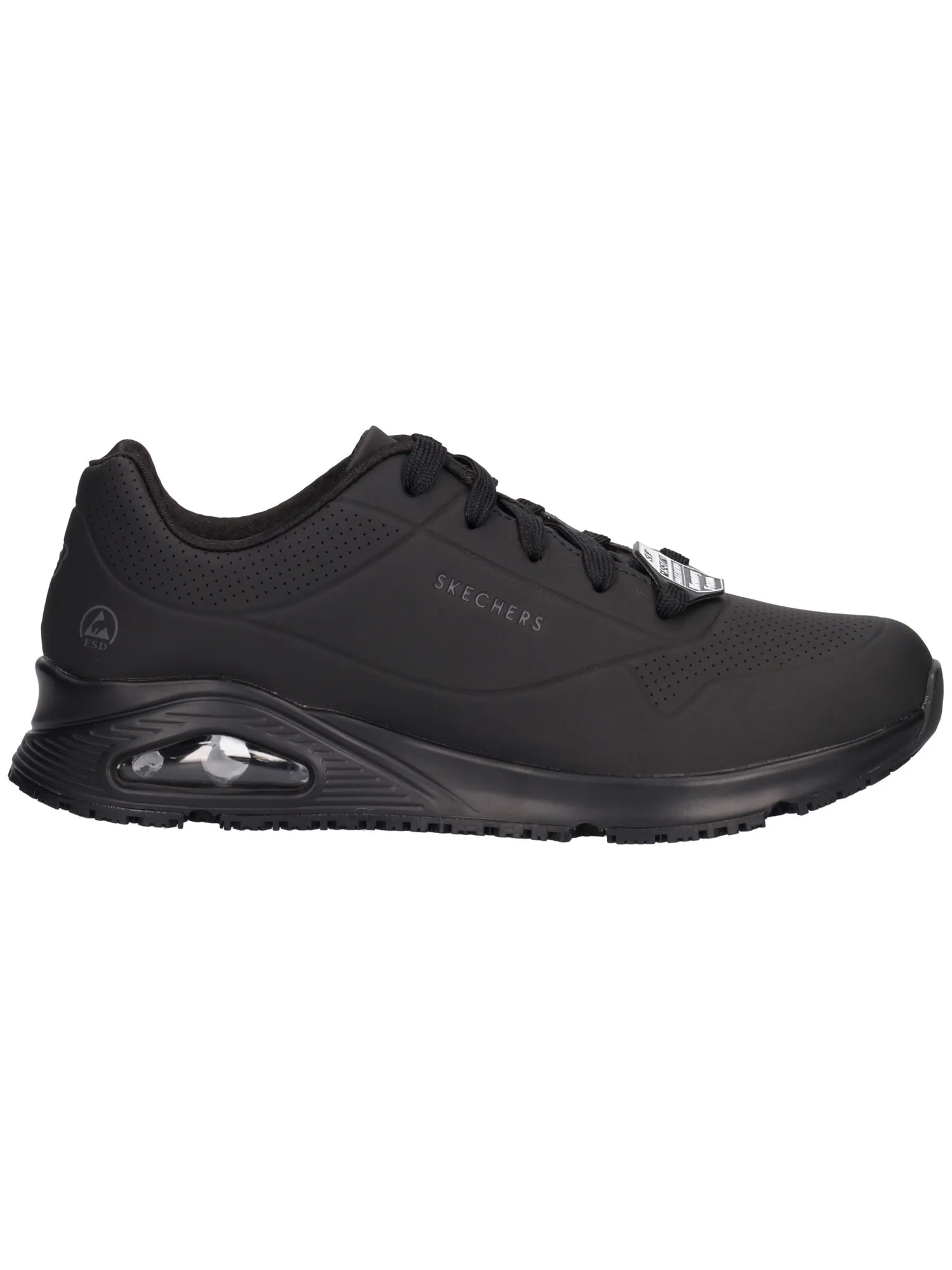 Scarpa da lavoro Skechers da uomo nera