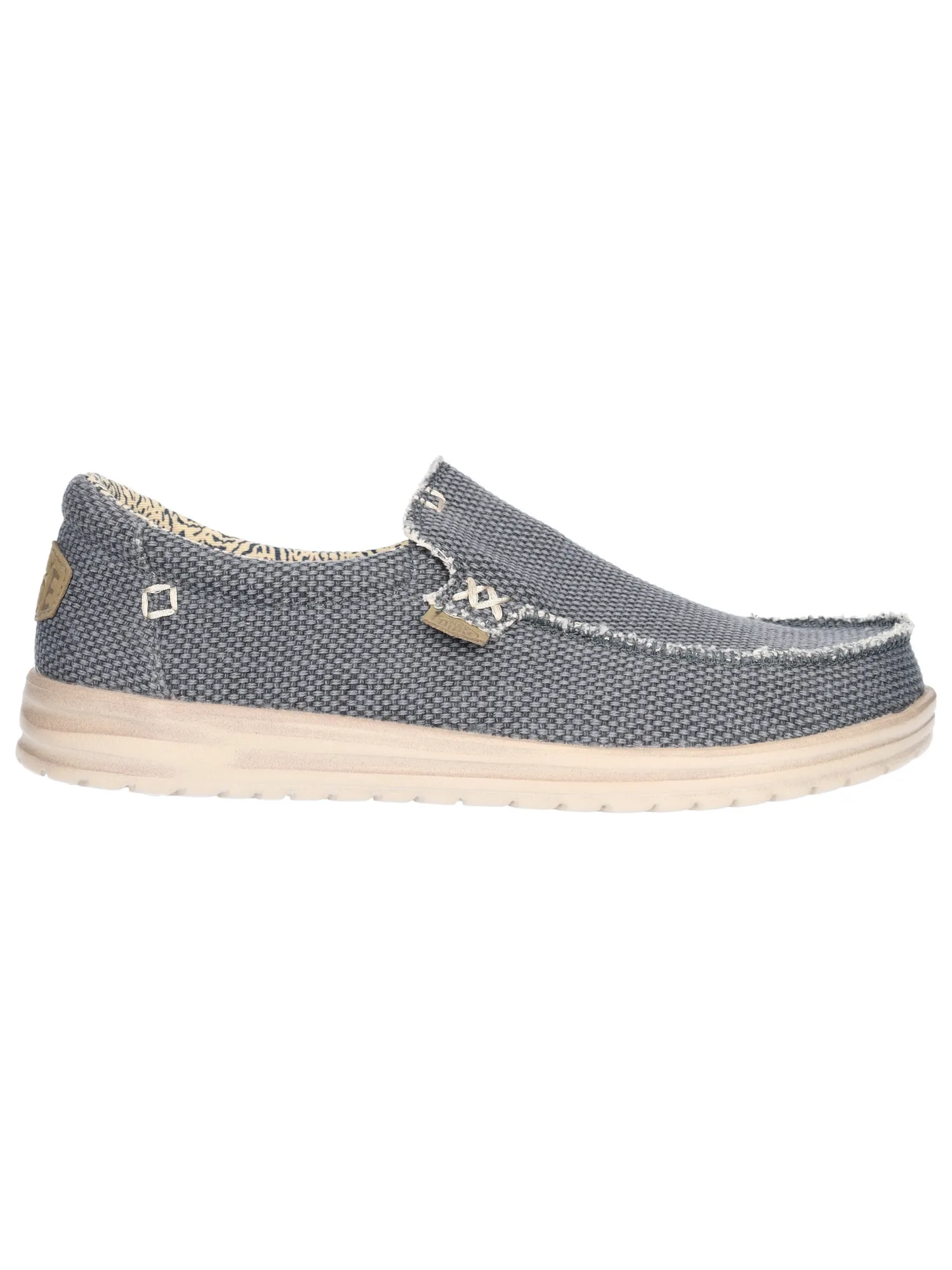 Scarpa slip on Hey Dude Mikka Braided da uomo blu