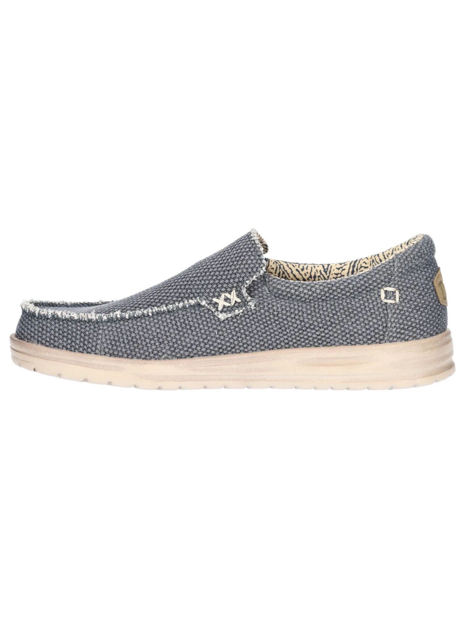 Scarpa slip on Hey Dude Mikka Braided da uomo blu