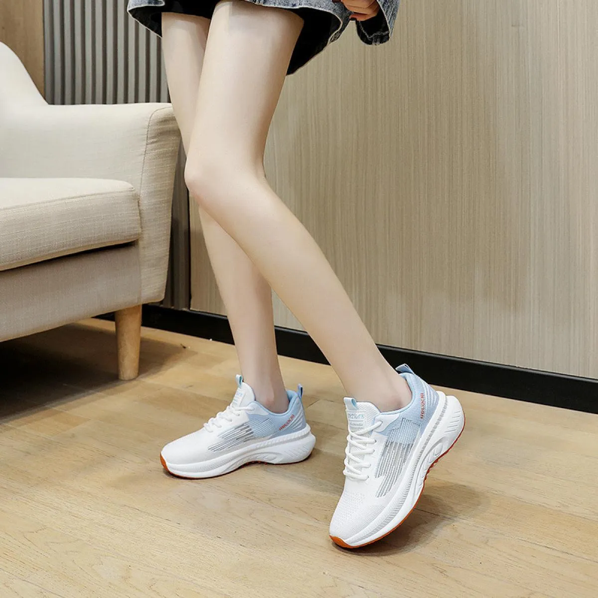 Scarpe da ginnastica estive da donna traspiranti Scarpe da ginnastica leggere in mesh Scarpe da ginnastica casual da donna che c