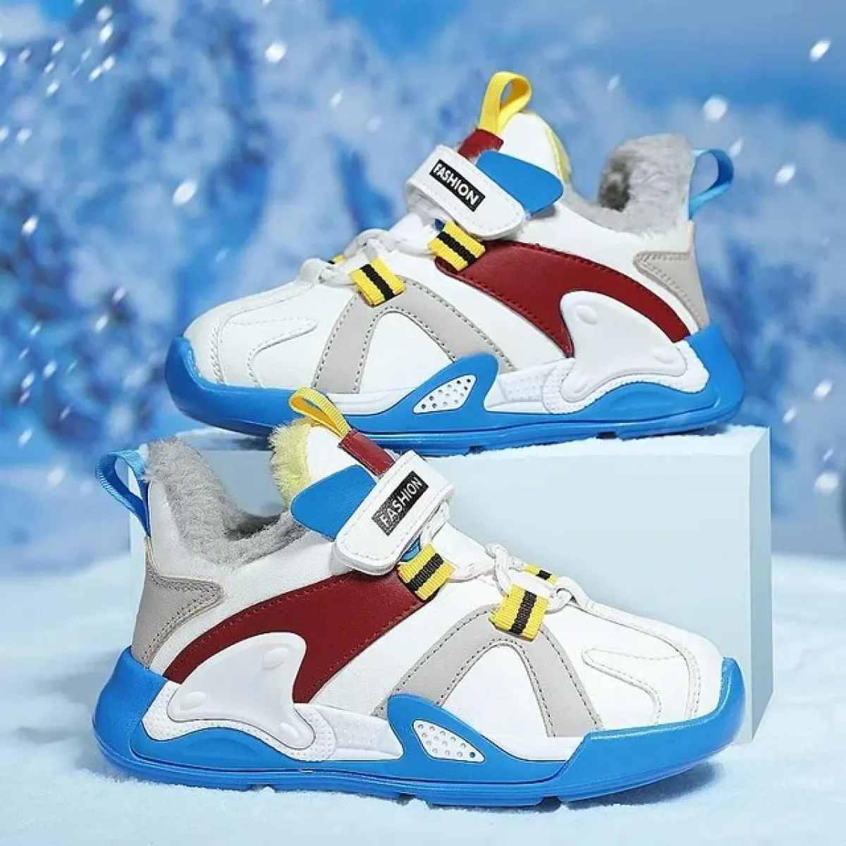 Scarpe da ginnastica per bambini Scarpe sportive per ragazzo Scarpe invernali per bambini Ragazzi per esterno Resistente all'usu