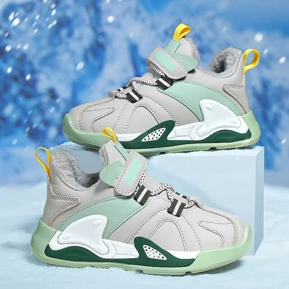 Scarpe da ginnastica per bambini Scarpe sportive per ragazzo Scarpe invernali per bambini Ragazzi per esterno Resistente all'usu