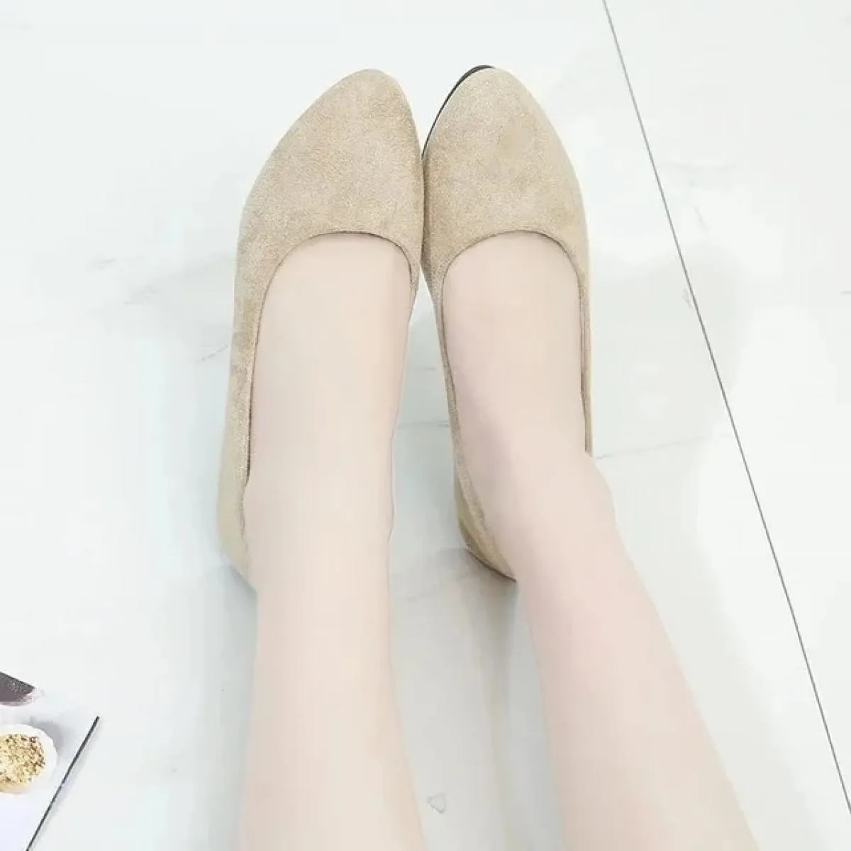 Scarpe da lavoro in pelle per hostess in pelle, suole morbide in pelle, scarpe singole da lavoro, scarpe cargo professionali da