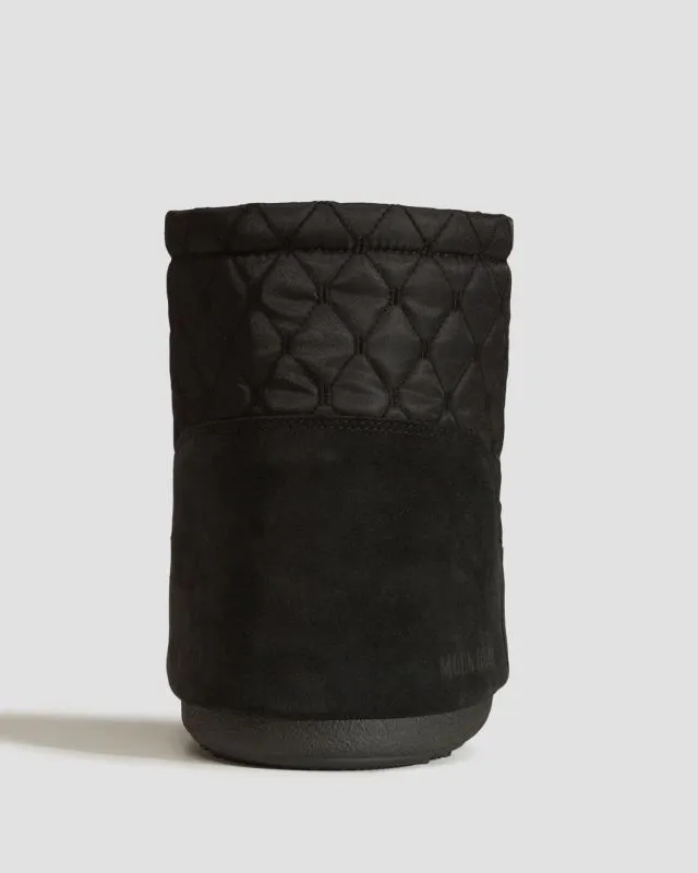 Scarpe invernali nere da donna Moon Boot Resort Icon Low Nolace Quilted