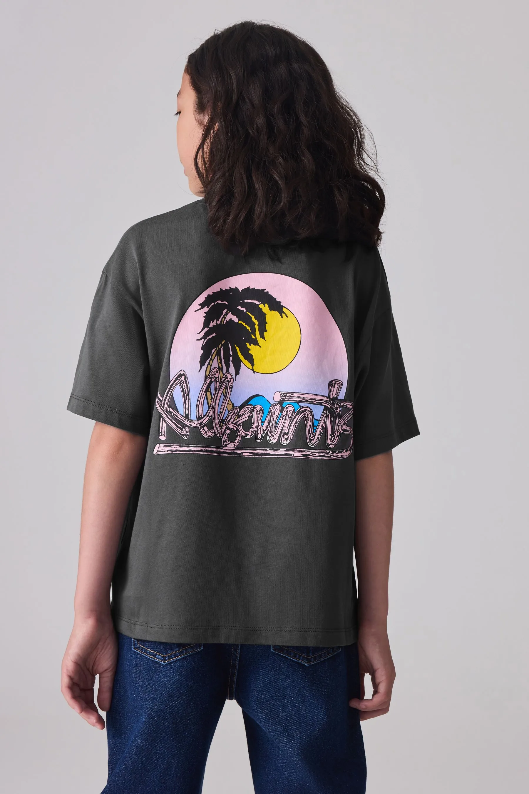SmallSaints Maglietta Girocollo Oversize Graphic Bambino    