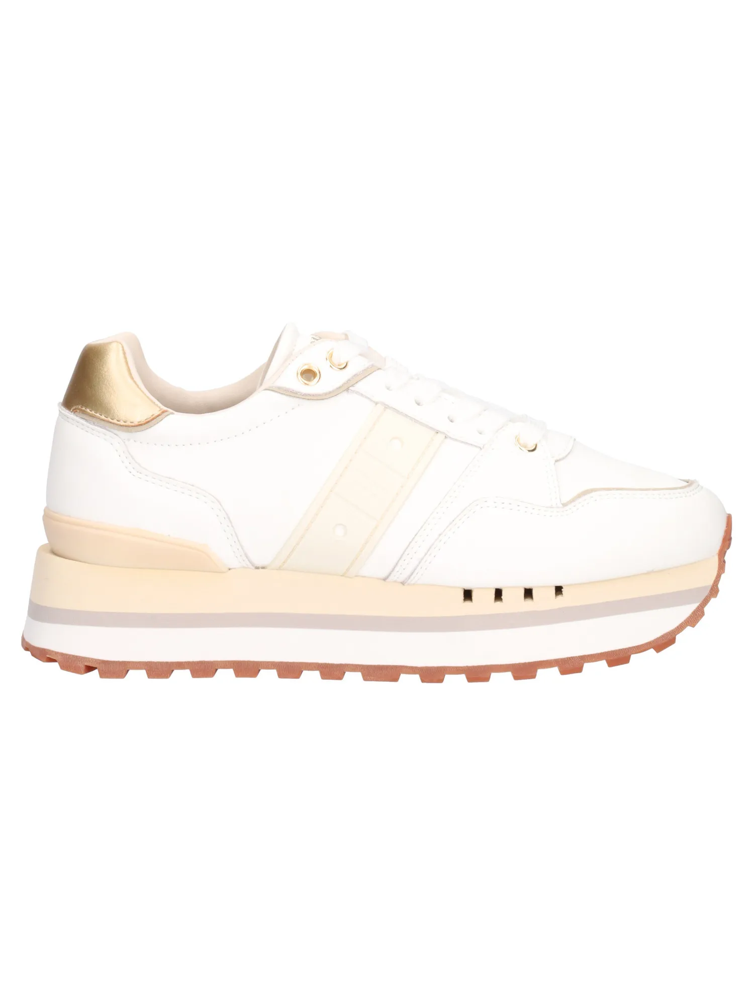 Sneaker platform Blauer da donna bianca
