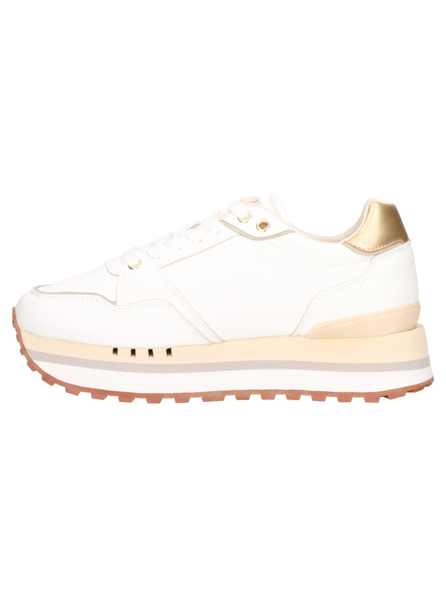 Sneaker platform Blauer da donna bianca