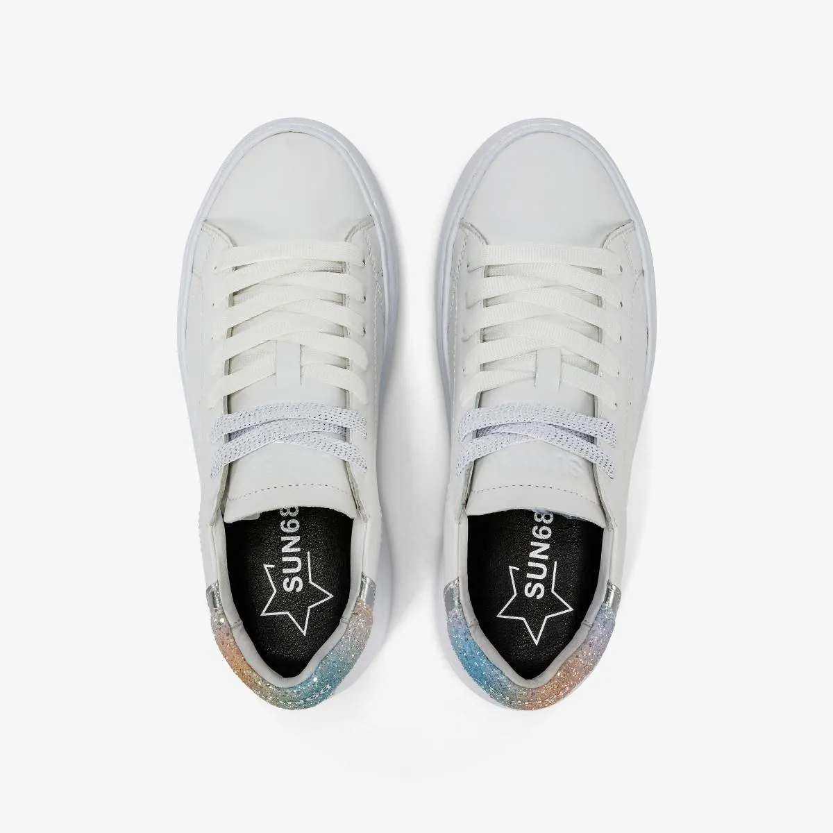 Sun 68  ---------    ------------SUN68 Scarpe Z34226 multicolore BIANCO/ARGENTO 0144