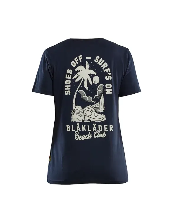 T-shirt maniche corte da Lavoro 100% Cotone Blaklader Beach Club Lady 941710421000L