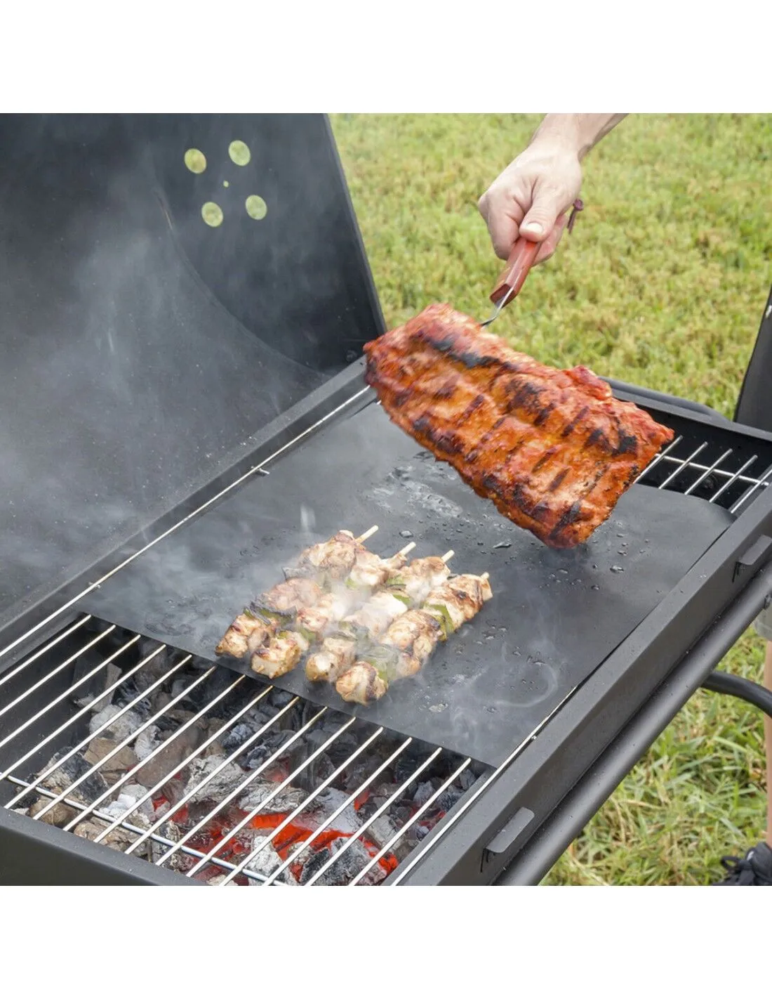 Tappetino per Forno e Barbecue InnovaGoods IG114116 2 Unità