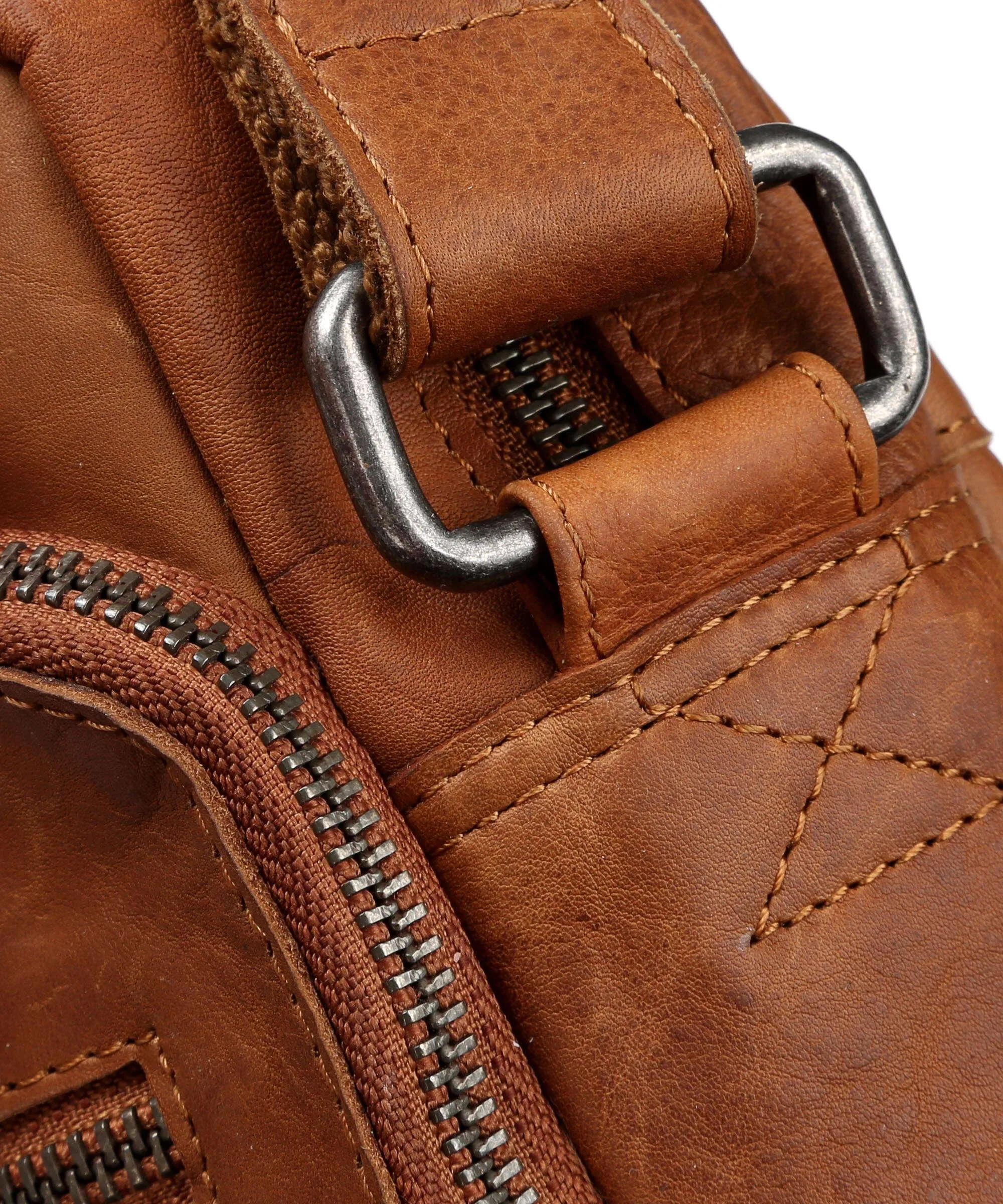  The Chesterfield Brand Dessau Borsa a tracolla pelle di vacchetta pull-up cognac  