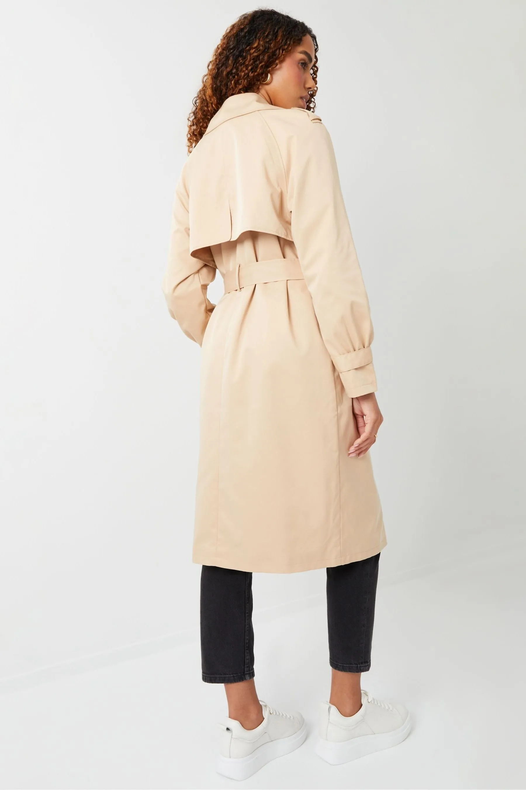 Threadbare - Trench con maniche raglan