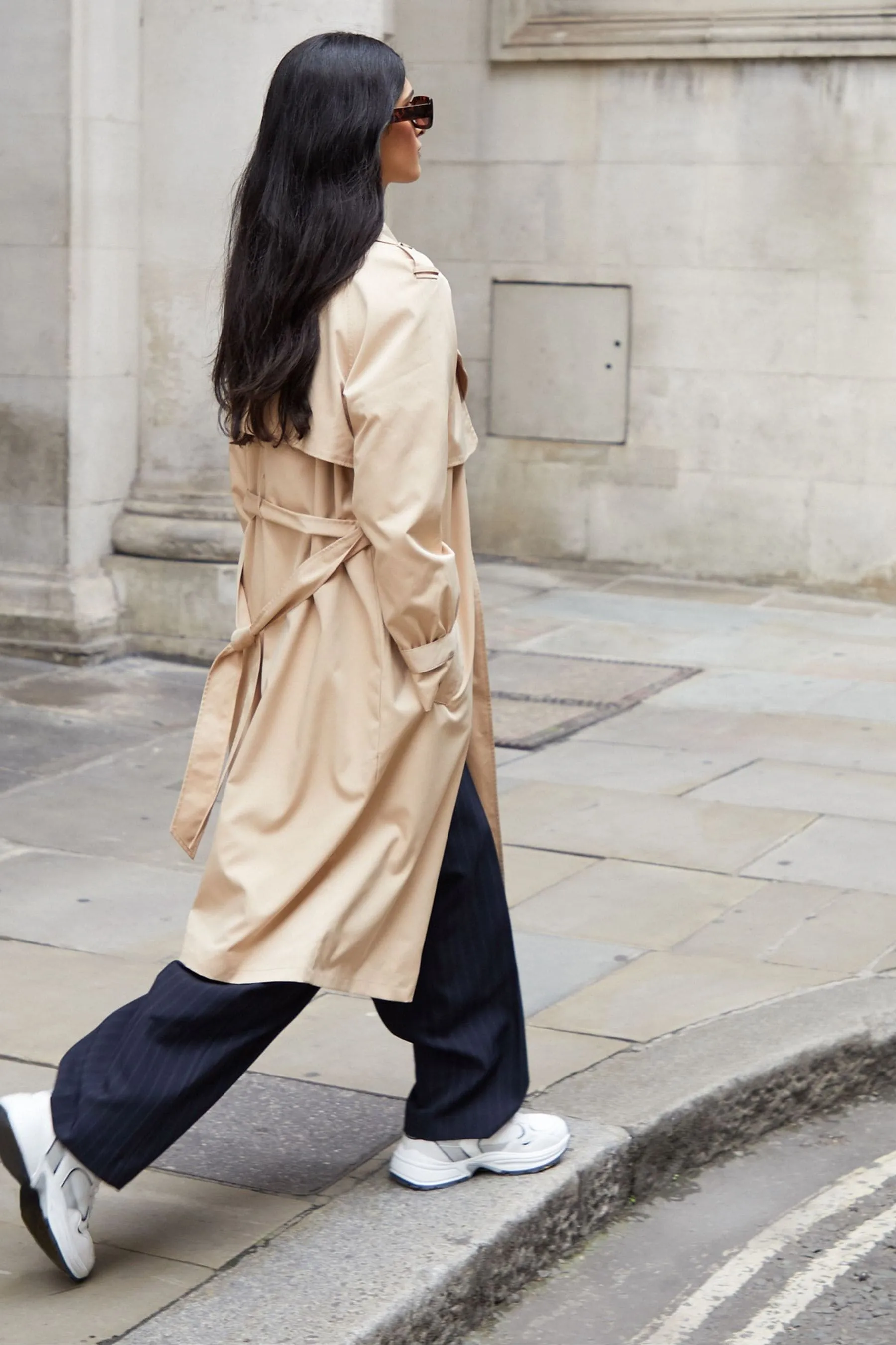 Threadbare - Trench con maniche raglan