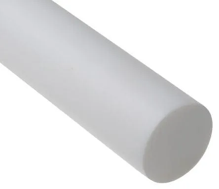 TONDO PIENO IN TEFLON PTFE VERGINE D.MM 50 AL KG.