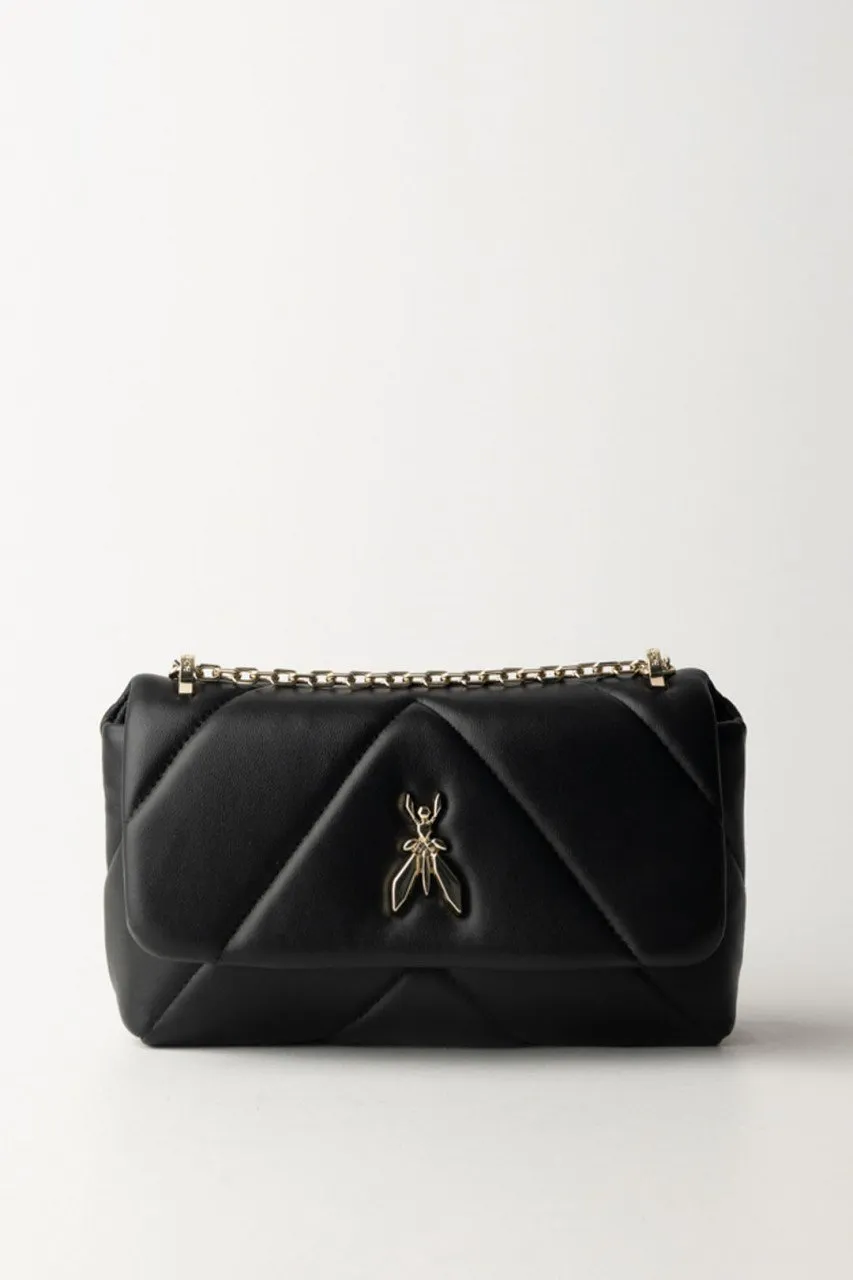 Tracolla con patta Fly Puffy Nero