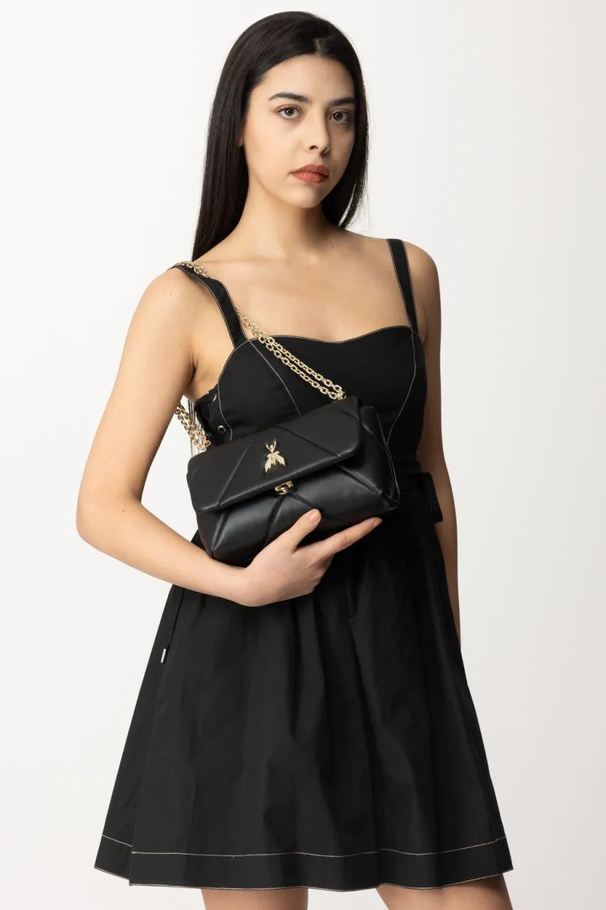 Tracolla con patta Fly Puffy Nero