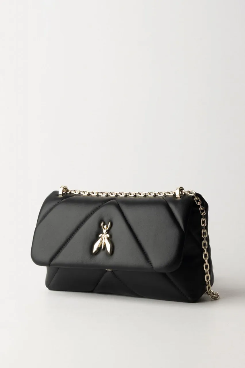 Tracolla con patta Fly Puffy Nero