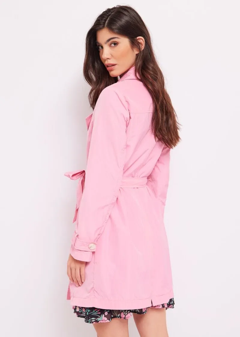 Trench in nylon antigoccia
