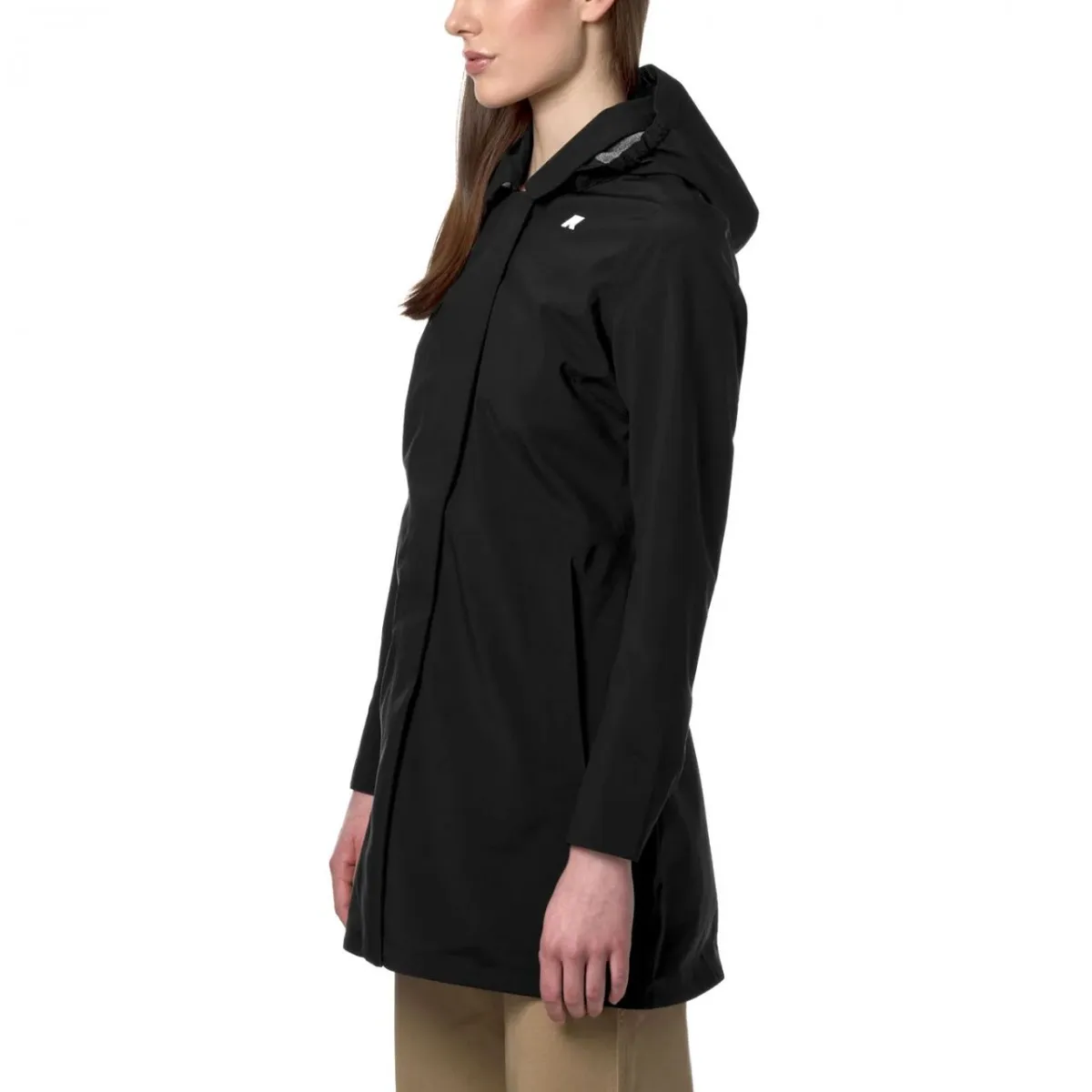 Trench Mathy Bonded Jersey Black Pure