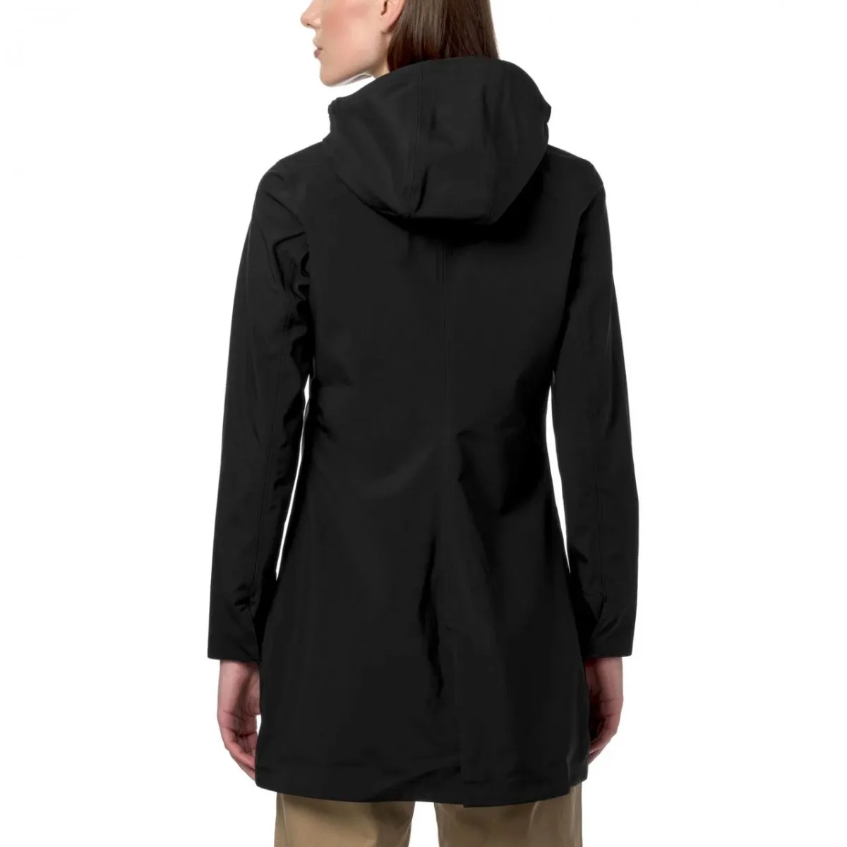 Trench Mathy Bonded Jersey Black Pure