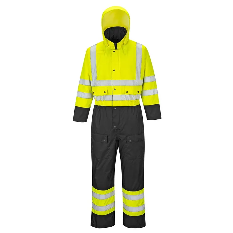 Tuta bicolore Hi-Vis - foderata