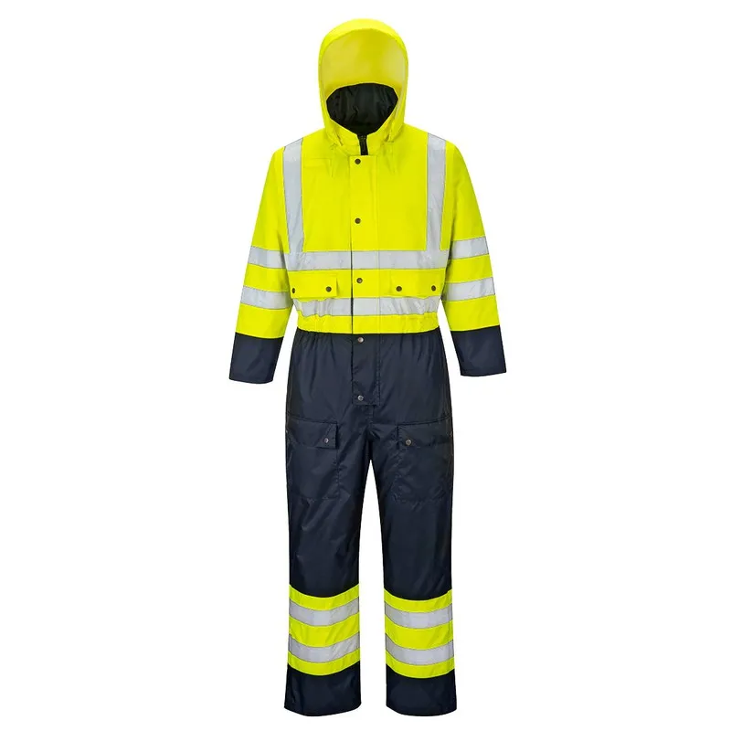 Tuta bicolore Hi-Vis - foderata