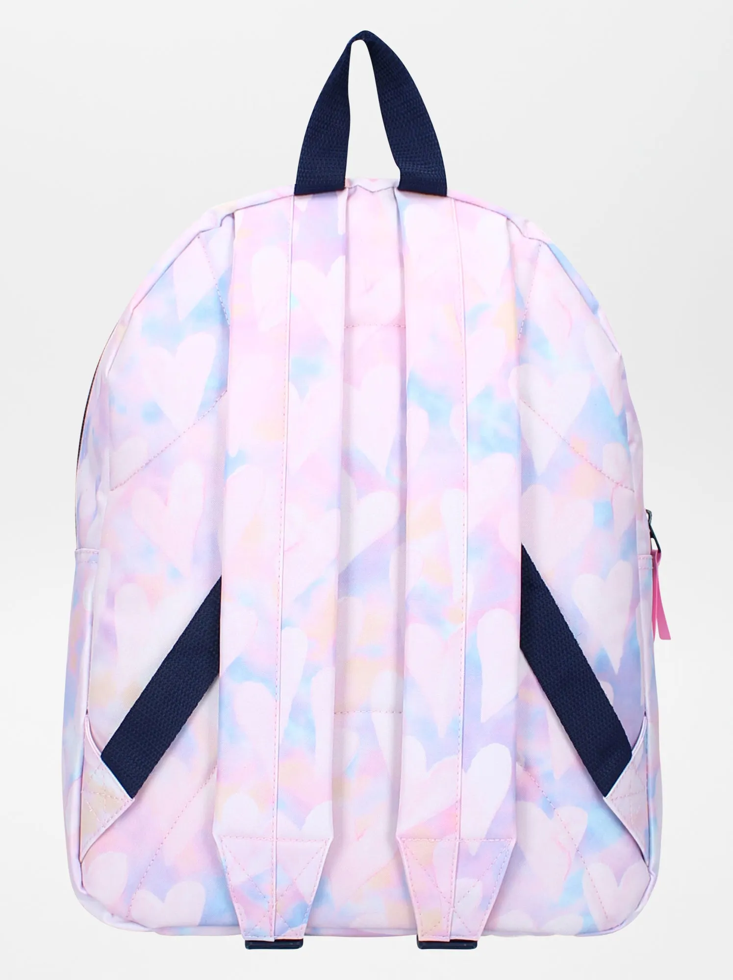 Uno zaino con cuori stampati - BEIGE