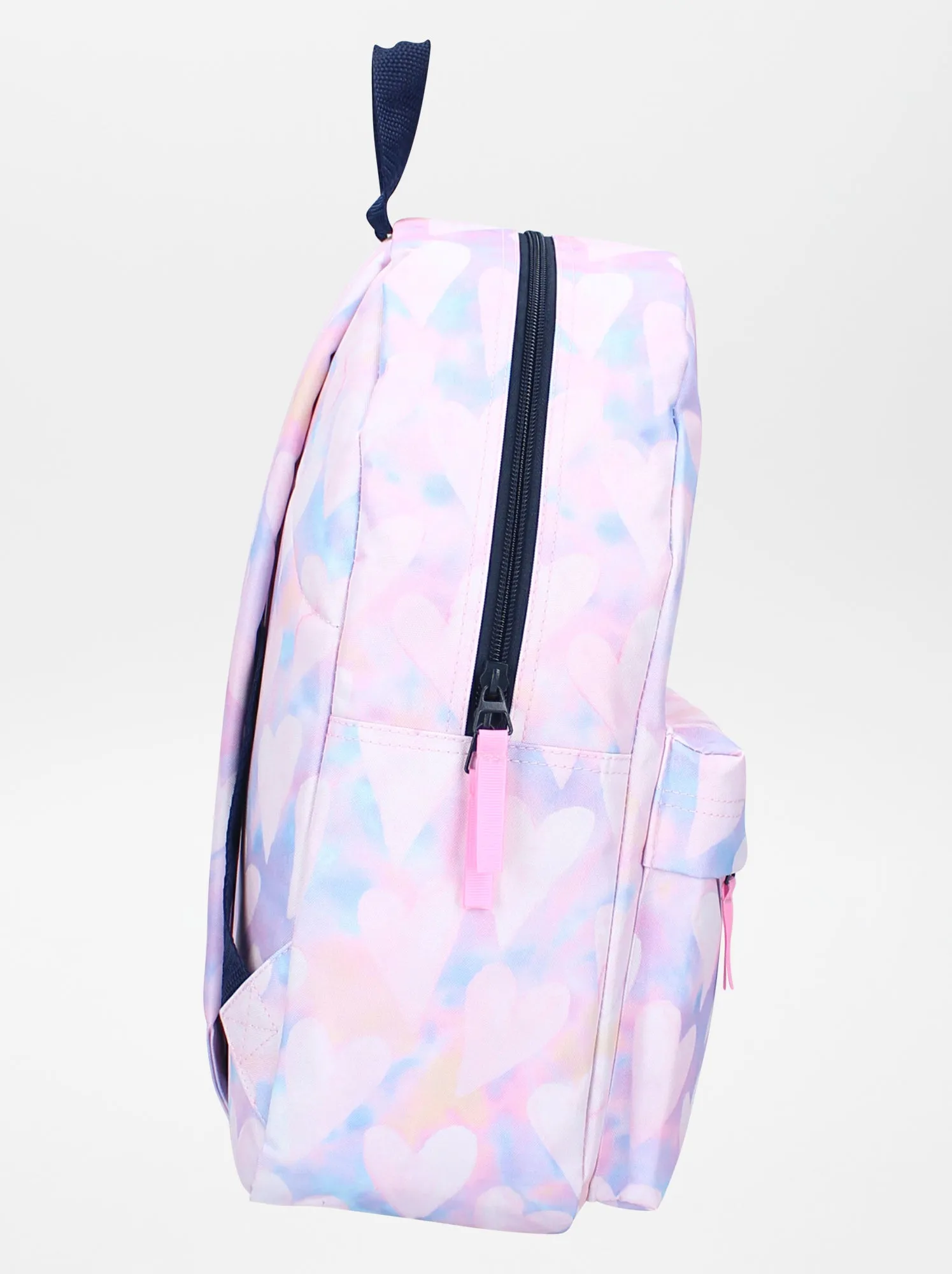 Uno zaino con cuori stampati - BEIGE