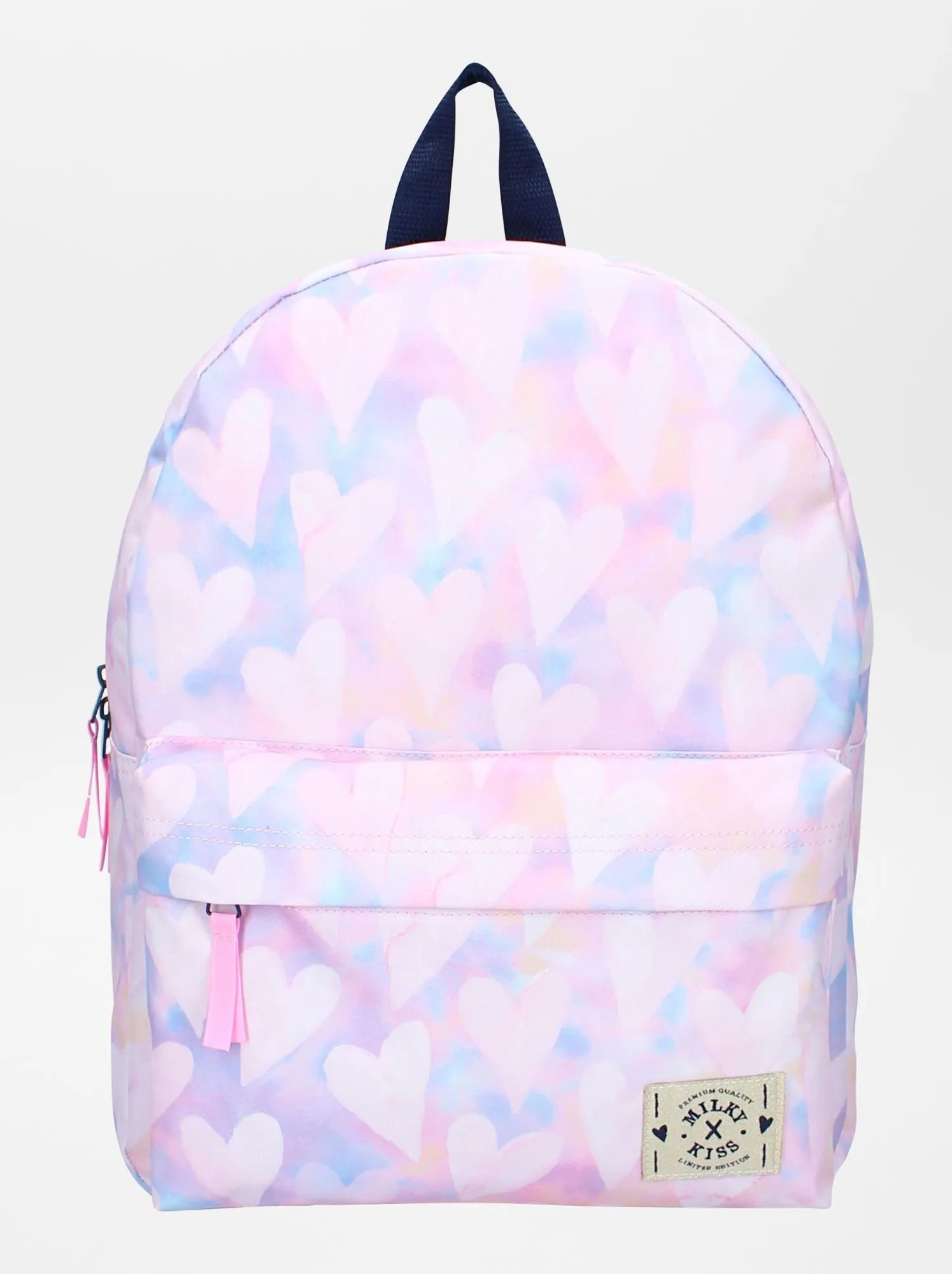 Uno zaino con cuori stampati - BEIGE