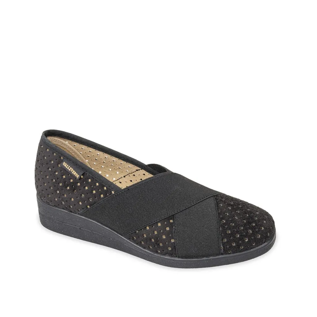 Valleverde  ---------    ------------ scarpe donna 23217-NERO PE24