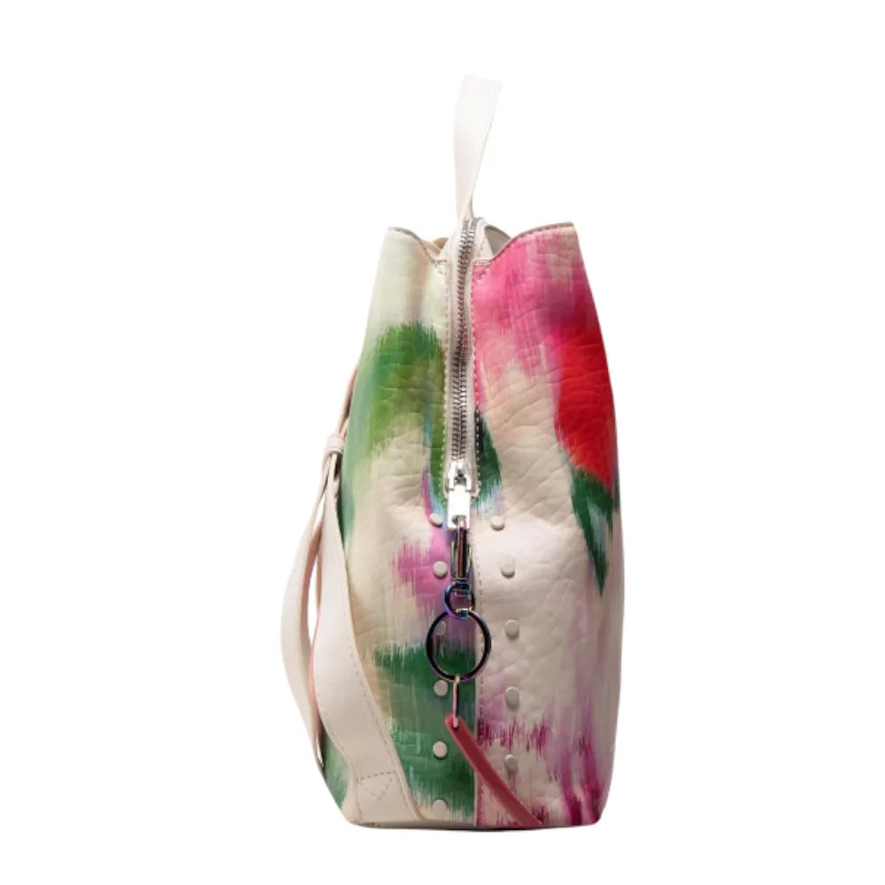 Zaino donna ecopelle DESIGUAL 22SAKP10 WHITEBOARD BACK FOCUS FLORAL ART