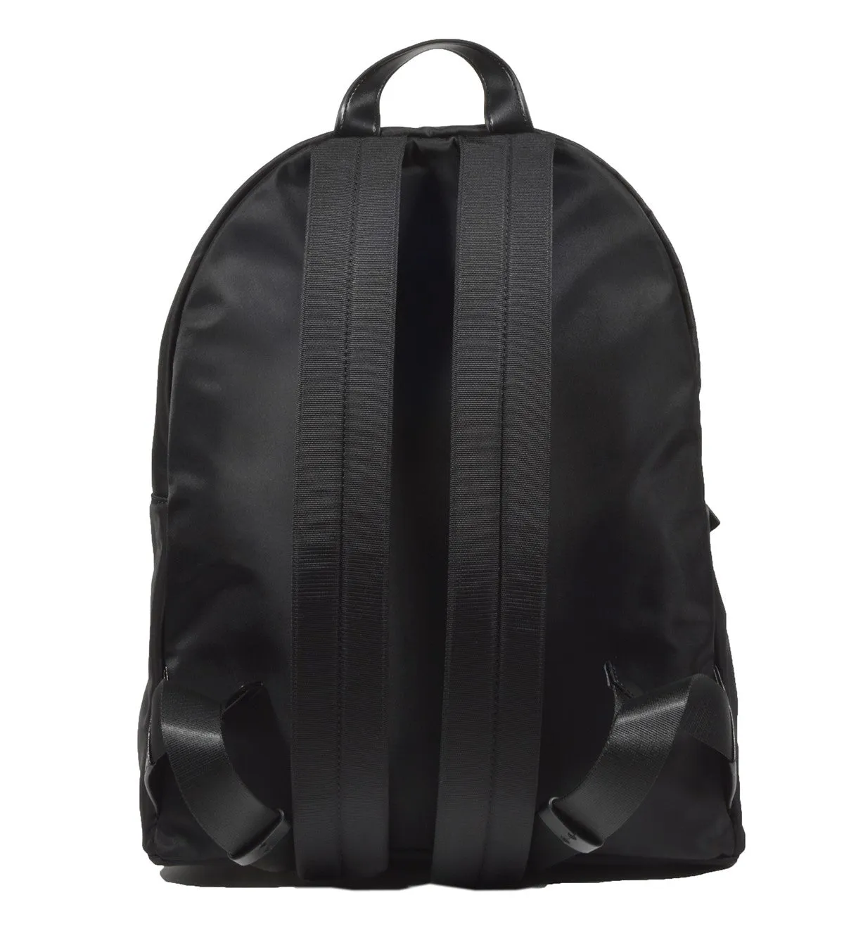 Zaino Icon in nylon nero stampa Dsquared2