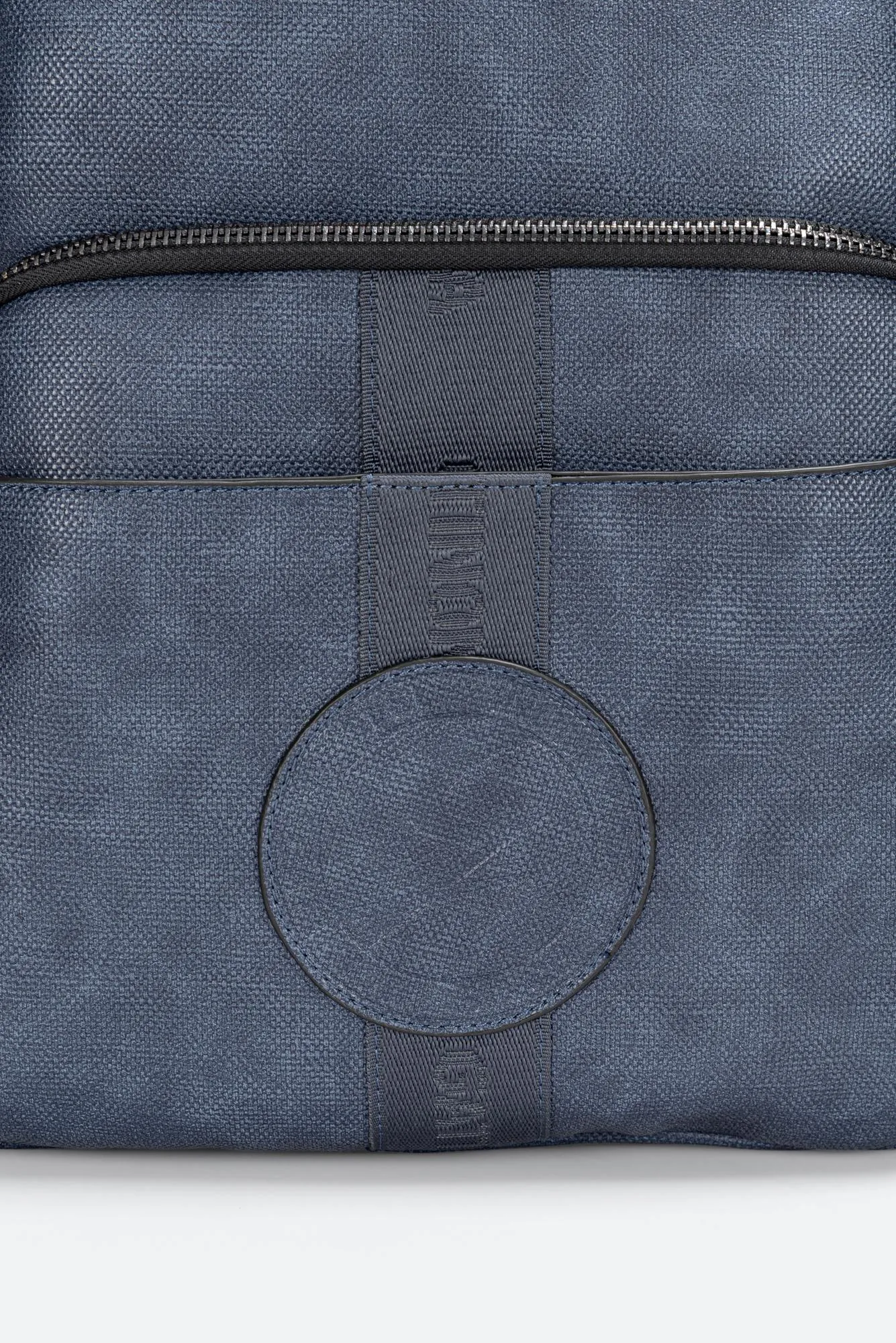 Zaino Tristan Texture con Logo in Rilievo colore Blu